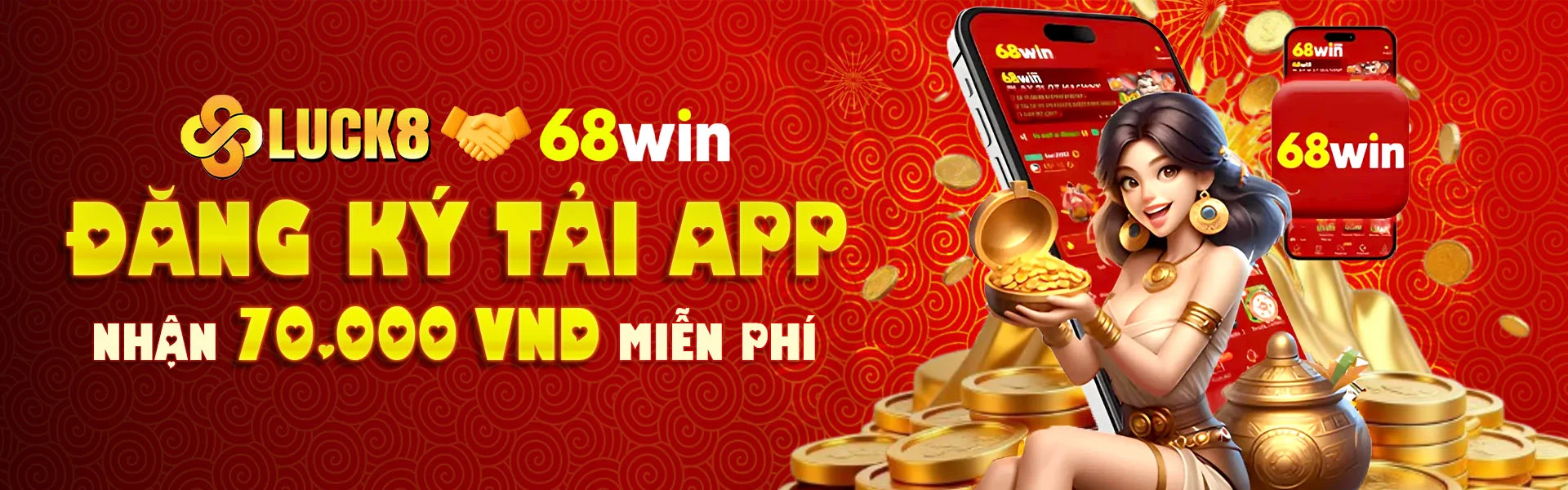Banner hướng dẫn an toàn và ứng dụng 68Win
